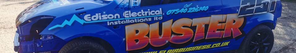 Edison Electrical sponsor Buster Griffiths Racing